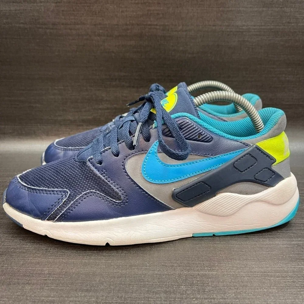 Nike‎ LD Victory Youth Big Kids Size 7 Athletic Running Shoes Blue White